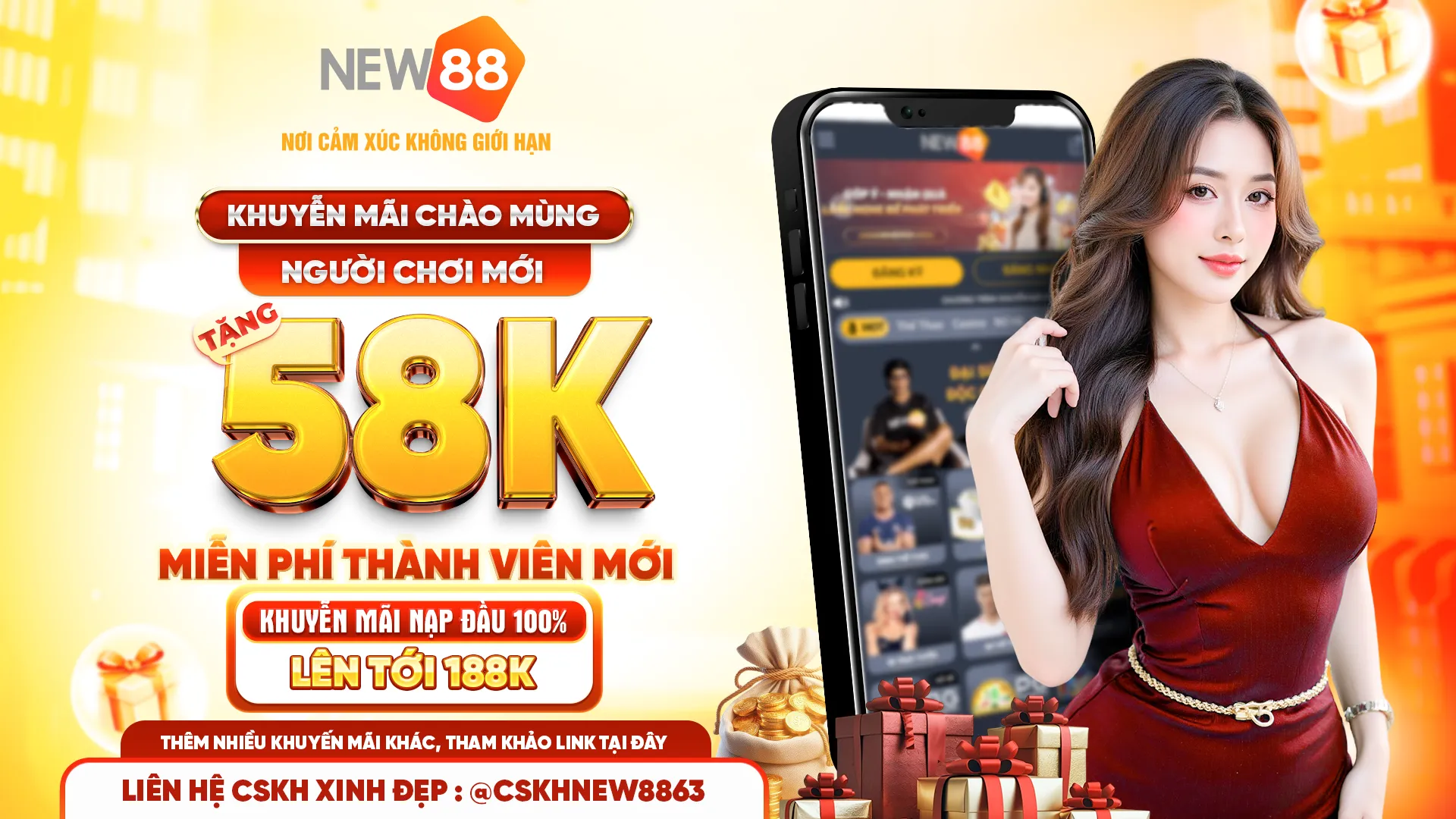 khuyến mãi chào mừng người chơi mới new88